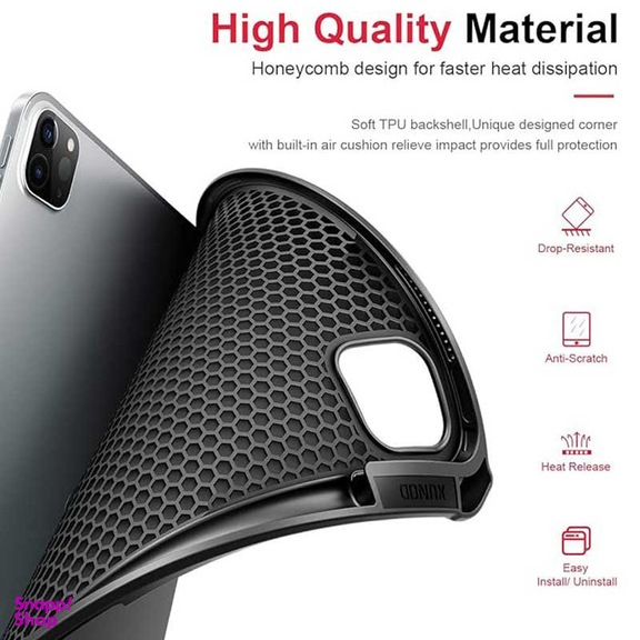 کیف کلاسوری اپیکوی مدل Xundd Leather مناسب برای تبلت اپل iPad Air 13 2024/ Air 6th 13 2024/ iPad Pro 12.9 2022 / 12.9 2021 / 12.9 2020