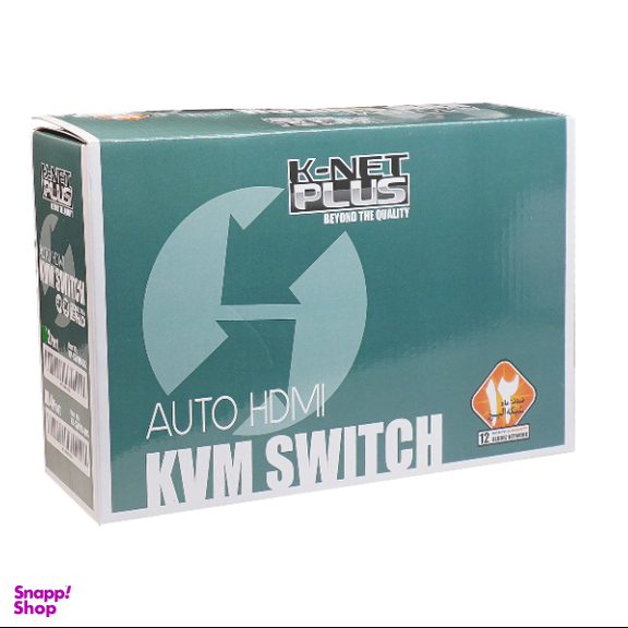 کی وی ام سوییچ 2 پورت HDMI کی نت پلاس مدل KP-H622