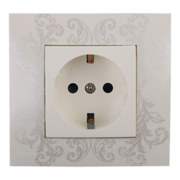 پریز برق ارت دار جهان الکتریک مدل صدف کد J-200415