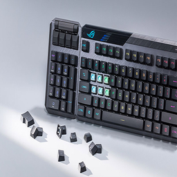 کیبورد بی سیم مخصوص بازی ایسوس مدل ROG Claymore II Aura RGB