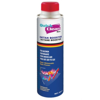 اکتان بوستر کوییک کلین طرح آبی مدل Quick Clean حجم 300 میلی لیتر