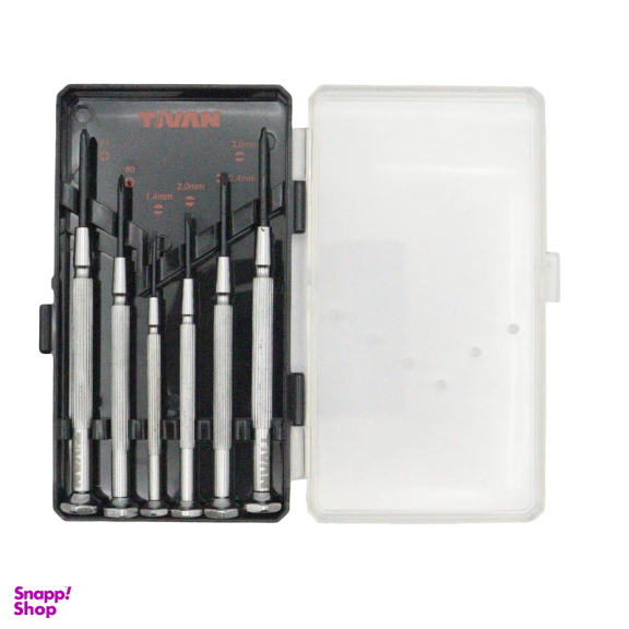 پیچ گوشتی تیوان مدل YP-FELZI-PSC66 بسته 6 عددی