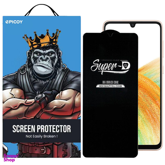 محافظ صفحه نمایش اپیکوی مدل Super 5D مناسب برای گوشی موبایل سامسونگ Galaxy A33 /A32 4G/A31/A30S/A22 4G/A30/A50/A50s/A40s/A20/M32 4G/M30S/M30s/F41/F22