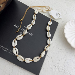 گردنبند زنانه مدل صدف کد N4953