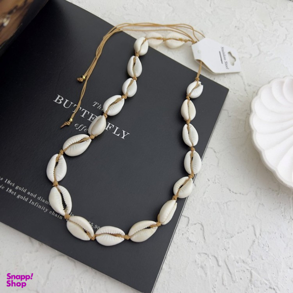 گردنبند زنانه مدل صدف کد N4953