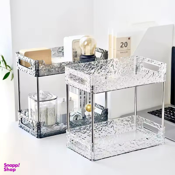 استند لوازم آرایشی دو طبقه مدل lux