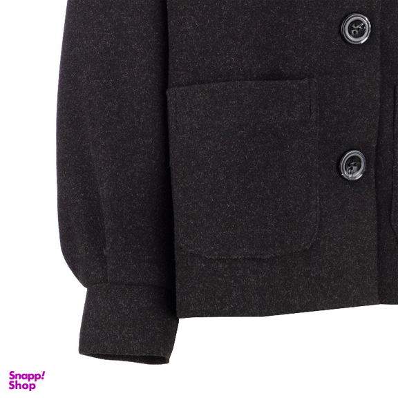 پالتو زنانه السانا مدل فرتاک کد 236901 رنگ مشکی