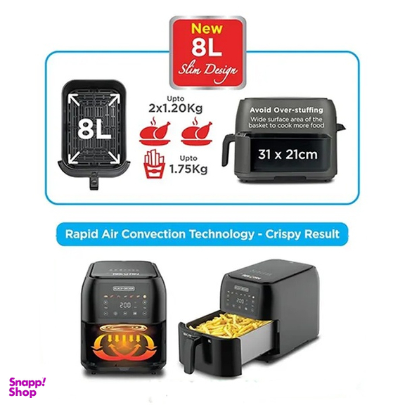 سرخ کن بلک اند دکر مدل SAF80W-B5 ظرفیت 8 لیتر
