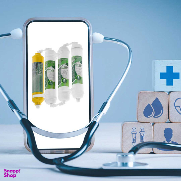 فیلتر تصفیه آب یخچال و فریزر بلوط مدل گیاهی BL 401 مجموعه 4 عددی