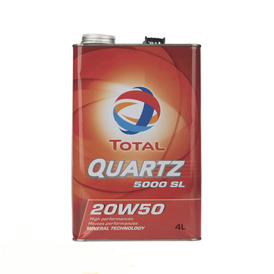 روغن موتور خودرو توتال مدل Quartz 5000 SL حجم 4 لیتر
