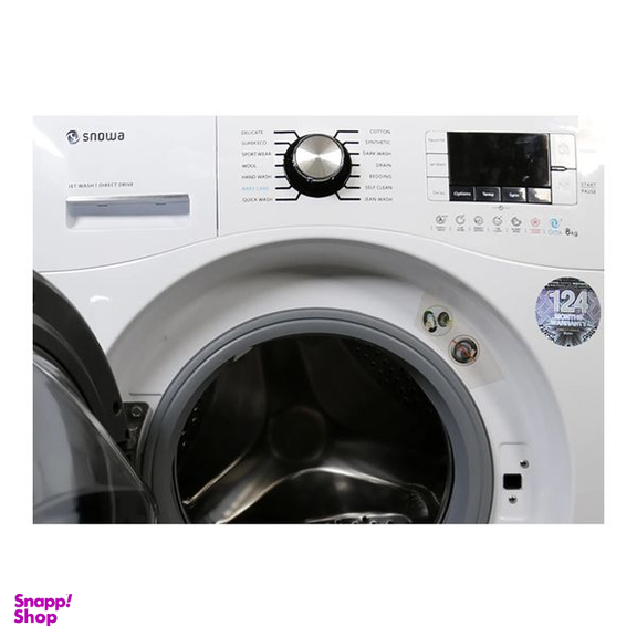 ماشین لباسشویی اسنوا مدل SWM-84W40 ظرفیت 8 کیلوگرم
