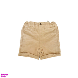 شلوارک نوزادی کیابی مدل لینن رنگ نخودی روشن