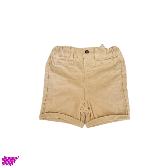 شلوارک نوزادی کیابی مدل لینن رنگ نخودی روشن