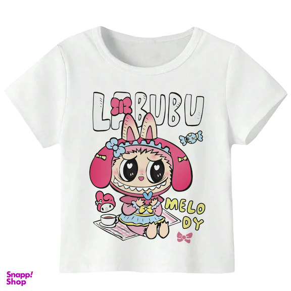 تیشرت دخترانه مدل A26 Labubu