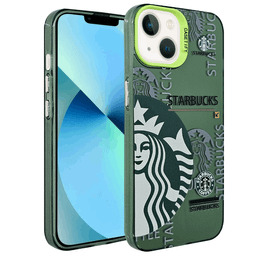 قاب گوشی موبایل مدل استاربکس کد کافی مناسب برای اپل iPhone 13 / 14