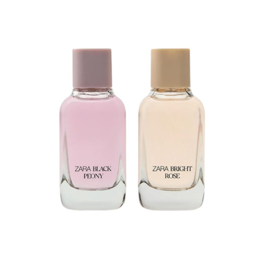 ادوپرفیوم زنانه زارا مدل Bright Rose & Black Peony مجموعه 2 عددی