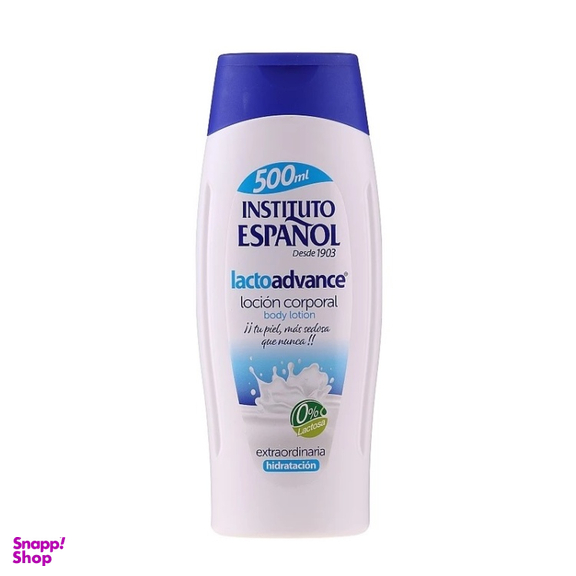 لوسیون بدن انستیتو اسپانول مدل Lacto Advance حجم 500 میلی لیتر