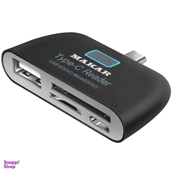 کارت‌ خوان Type-C ماکار مدل M6in1 USB 3.1 با سرعت 10Gbps