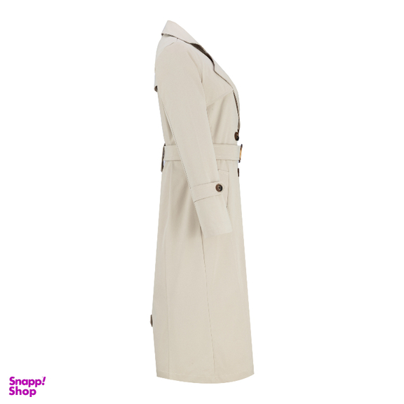 بارانی زنانه السانا مدل تابنده کد 231779 رنگ بژ