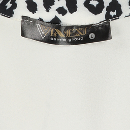 شومیز مجلسی زنانه لوینت مدل پلنگی کد 0136 رنگ سفید