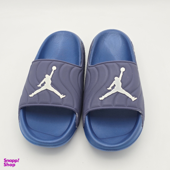 دمپایی مردانه زیتون مدل جردن کد 7382 رنگ آبی تیره