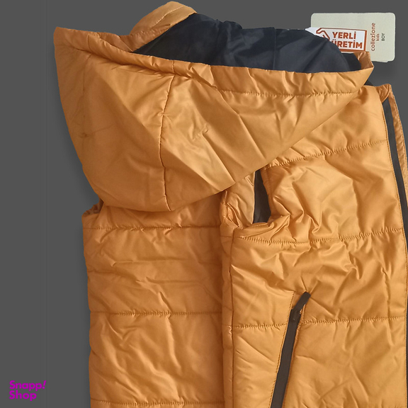 جلیقه پسرانه کولزیون مدل کلاهدار