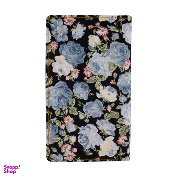 دفتر خط دار کرافت 80 برگ تی گل مدل 2313 طرح گلدار آبی