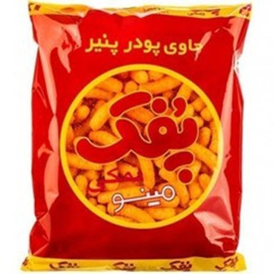 پفک نمکی مینو وزن 110 گرم بسته ۱۶ عددی