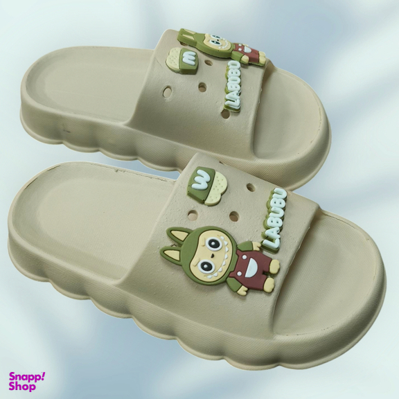 دمپایی زنانه زیتون مدل ویدا لبوبو ویانزا رنگ کرم