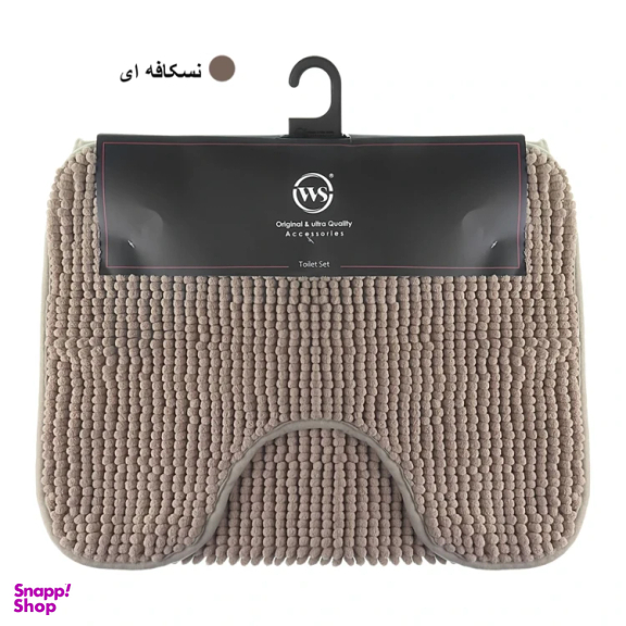 پادری دبلیو اس مدل 2 تکه فرنگی دار سایز 50×80 سانتی متر مجموعه 2 عددی
