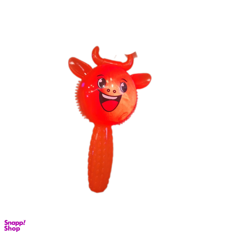 اسباب بازی سگ و گربه مدل سوتی چراغ دار طرح گاو کد 20
