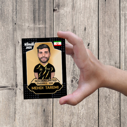 کارت بازی شانسی کیمدی مدل گلدن لیمیتد طارمی سری 2025