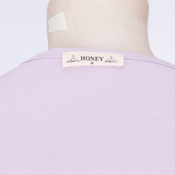 تیشرت راحتی زنانه کد 1021 رنگ بنفش