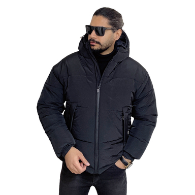 کاپشن مردانه مدل باکسی کد 2 رنگ مشکی