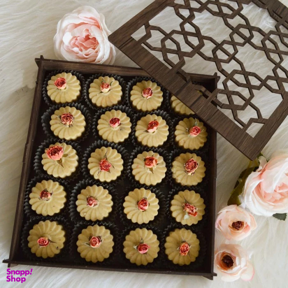 کاتر شیرینی پزی به گز مدل شیرینی فرفره ای مجموعه 2 عددی