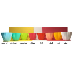 گلدان دانیال پلاستیک مدل 4-603 مجموعه 4 عددی