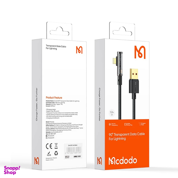 کابل تبدیل USB به لایتنینگ مک دودو با مدل CA-3510 طول 1.2 متر
