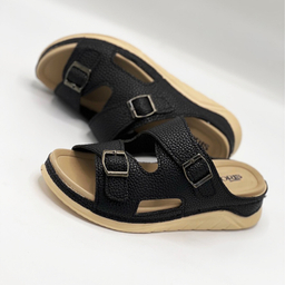 صندل زنانه دوریس مدل شهبانو طبی رنگ مشکی