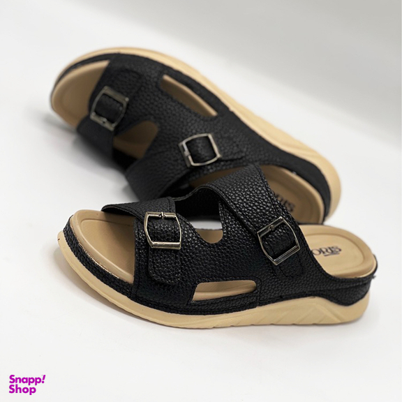 صندل زنانه دوریس مدل شهبانو طبی رنگ مشکی