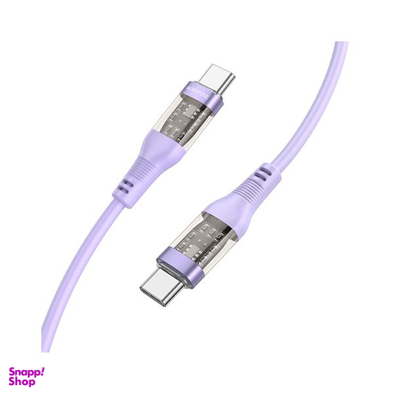 کابل USB-C بروفون مدل BU37 60W طول 120 سانتی متر