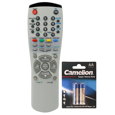 ریموت کنترل سامسونگ مدل RM-D1280 به همراه باتری نیم قلمی کملیون
