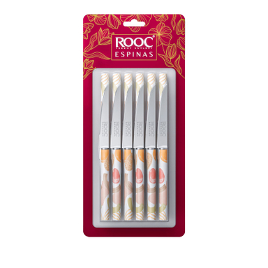 چاقو میوه خوری روک مدل اسپیناس کد 06 بسته 12 عددی