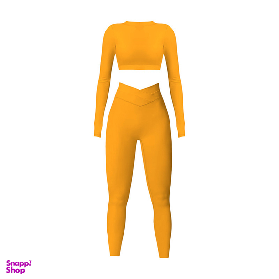 ست نیم تنه و لگینگ ورزشی زنانه مدل M5137