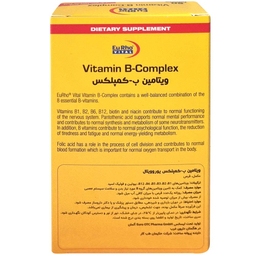 کپسول ویتامین ب کمپلکس یورو ویتال بسته 60 عددی