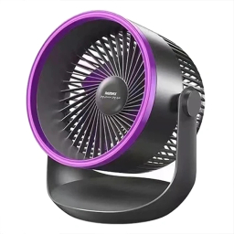 پنکه رومیزی شارژی گردشی ریمکس کد F27