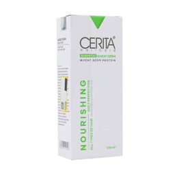 شامپو تقویت کننده و ضد‌ ریزش سریتا حاوی جوانه گندم مناسب موهای معمولی حجم 200 میلی‌ لیتر