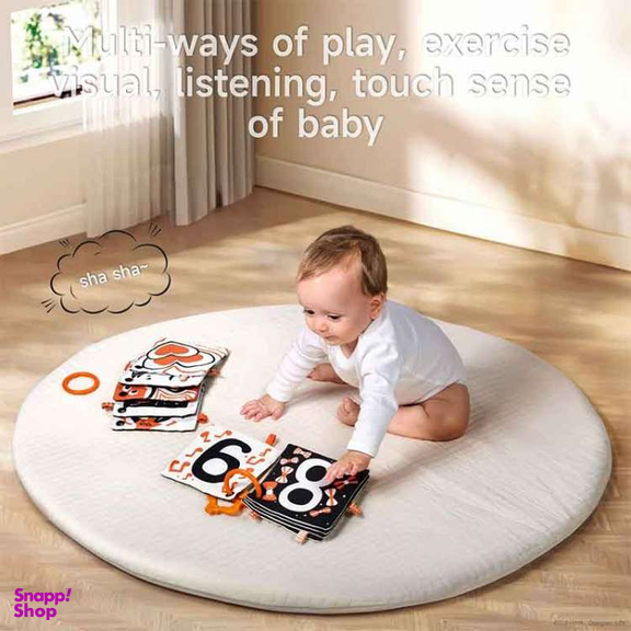 ست آویز تخت کودک مدل کتاب پارچه ای تایگر و پنگوئن توماما مجموعه 4 عددی