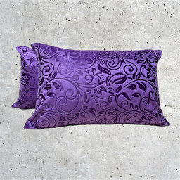 رو بالشی مدل مخمل سوما کد 0304121 مجموعه 2 عددی