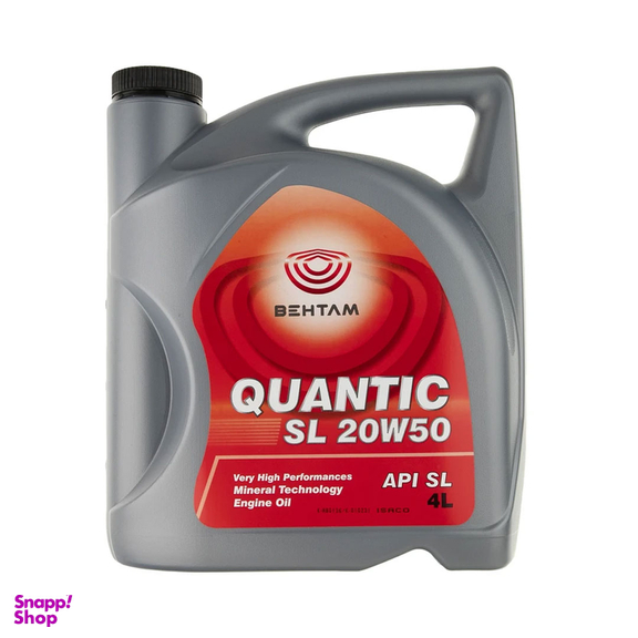 روغن موتور خودرو بهتام روانکار مدل 20W50 Quantic حجم 4 لیتر