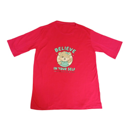 تیشرت زنانه طرح خرس کد 778 رنگ قرمز